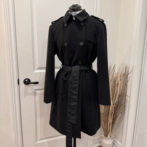 H&M Black Trench Coat